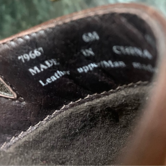 Clarks brown leather classic mules, size 6 - Picture 5 of 7